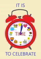 time alarm Birthday Card 46404 created by Kamila C.