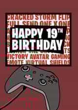 Male Teen Birthday Card 19222 created by Jackie Ponwaye Design