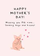 missing you miss you Mothers Day Card 19533 created by Fifi Designs