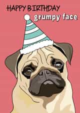 pug cute Birthday Card 18845 created by Sara Fortune