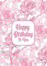 classic pretty Birthday Card 19885 created by Little Cham Cham