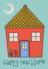 Classic New Home Card - Moonlight - Happy New Home created by Nelly's Treasures