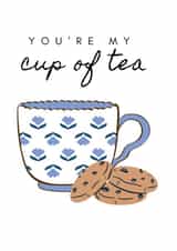 you're my cup of tea tea Valentines Day Card 21510 created by Kelly Martin