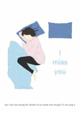 i miss you missing you Card 47329 created by my.bunny.and.bear