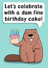 Dam Fine Birthday Cake created by Katherine Lynas