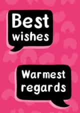 Best Wishes, Warmest Regards created by Katherine Lynas