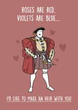 roses are red violets are blue Valentines Day Card 41783 created by Corah  Norton