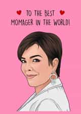 kris jenner kardashian Mothers Day Card 45900 created by Poppy & Mabel 