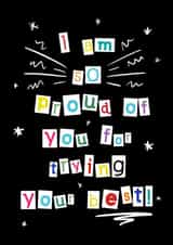 Child Encouragement Congratulations Card 15484 created by The Decaffeinated Squirrel