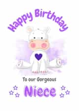 niece cute Birthday Card 21302 created by Rachel Elizabeth Designs
