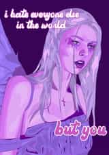 Euphoria Jules vaughn Valentines Day Card 47345 created by livoodle