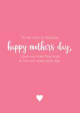 mum for mum Mothers Day Card 15395 created by Kimberley dobison