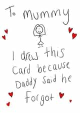 Daddy forgot to get this cars created by Never Basic Club