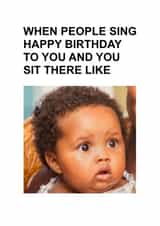 Personalised Photo Card created by Josh Daniel - Happy birthday Meme Personalised Photo Card 32737