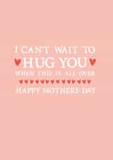 hug lockdown Mothers Day Card 26316 created by Zoe Brennan