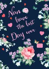 flowers floral Birthday Card 2421 created by Siobhan at april rose