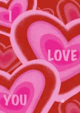 love love you Valentines Day Card 16920 created by Lucy McCabe