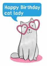 Happy Birthday Cat Lady 1000 created by Drawn to Cats