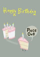 Cake Piece Birthday Card 19607 created by Scott Nelson