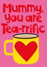 mummy tea-rrific Mothers Day Card 43658 created by Poppekins