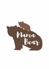 bear cub Mothers Day Card 17011 created by @sammie.illustrates