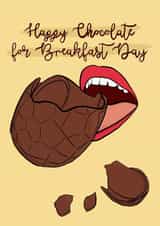 easter egg chocolate Easter Card 16377 created by Serenity Emily