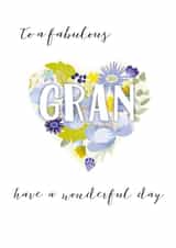 fabulous gran Mothers Day Card 2094 created by Pink Pig