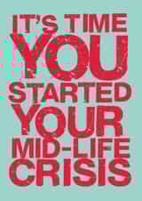 started mid-life Birthday Card 18905 created by @alocalradgie