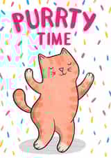 Purrty Time created by Drawn to Cats