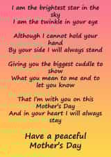 brightest star Mothers Day Card 45589 created by Dear Evelyn