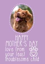 Personalised Mothers Day Photo Card created by Afewhometruths - mother mum Mothers Day Personalised Photo Card 8268
