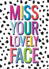 miss you lovely Love & Friendship Card 21575 created by Big Al Graphics