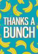banana thanks Thank You Card 21576 created by Big Al Graphics