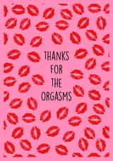 Lips Kissing Valentines Day Card 45901 created by Poppy & Mabel 