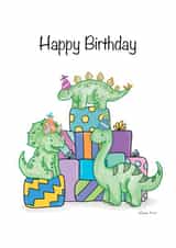Dinosaur Birthday created by Illustrator Amanda