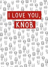 Rude Love Valentines Day Card 21588 created by Interruptedsloth