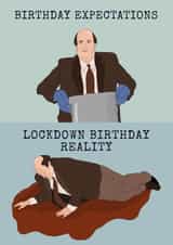 Kevin The Office Birthday Card 40726 created by The Foxy Lemon Co.