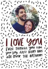 Personalised Valentines Day Photo Card created by Studio Yelle - love i Valentines Day Personalised Photo Card 13882