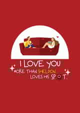 funny cute Valentines Day Card 47352 created by CreateDesigns by Shaista Parveen