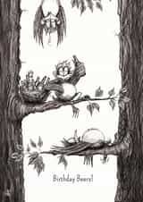 beers cheers Birthday Card 1280 created by Catherine Flynn