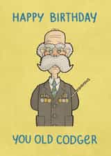 cheeky old Birthday Card 14401 created by Carl Batterbee