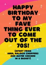 70s baby 70s Card 21620 created by Dangerous Dave 