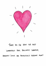 thank you wonderful Mothers Day Card 42319 created by Sally Wilkinson