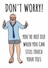 old rude Birthday Card 21070 created by Cowpat Designs