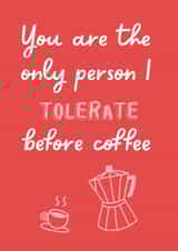 coffee espresso Valentines Day Card 47356 created by Smuug