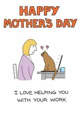 from the cat cat Mothers Day Card 1837 created by On The Prowl Cat Cartoons