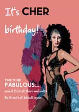 cher fabulous Birthday Card 18847 created by Sara Fortune