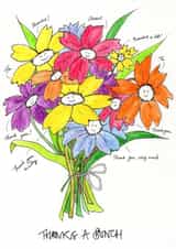 thanks bunch Thank You Card 21635 created by Victoria Llewellyn