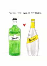 gin tonic Love & Friendship Card 47544 created by Victoria Llewellyn