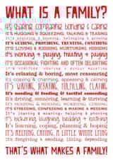 Family adoption Just because Card 8710 created by Joanna Miller